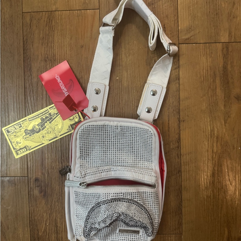 White SPRAYGROUND Crossbody Bag (LIMITED EDITION)